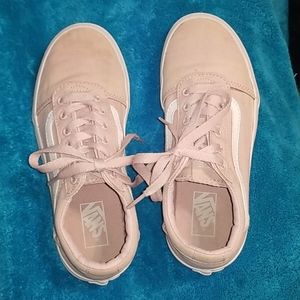 Kids light pink vans